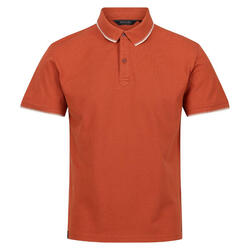 Heren Tadeo Polo Shirt (Gebakken klei)