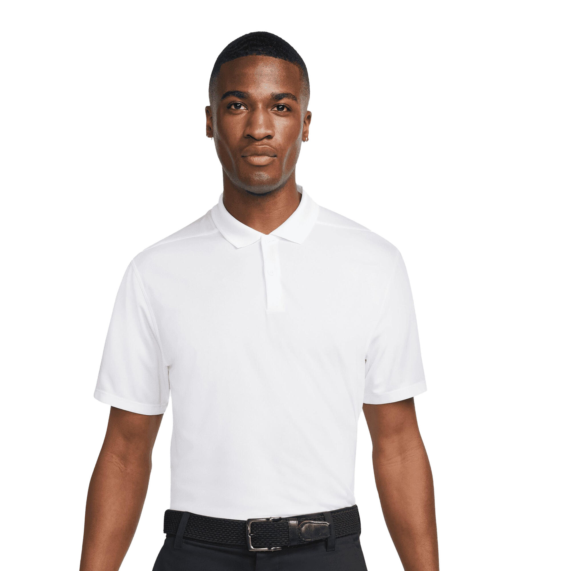 NIKE Mens Victory DriFIT Polo Shirt (White)