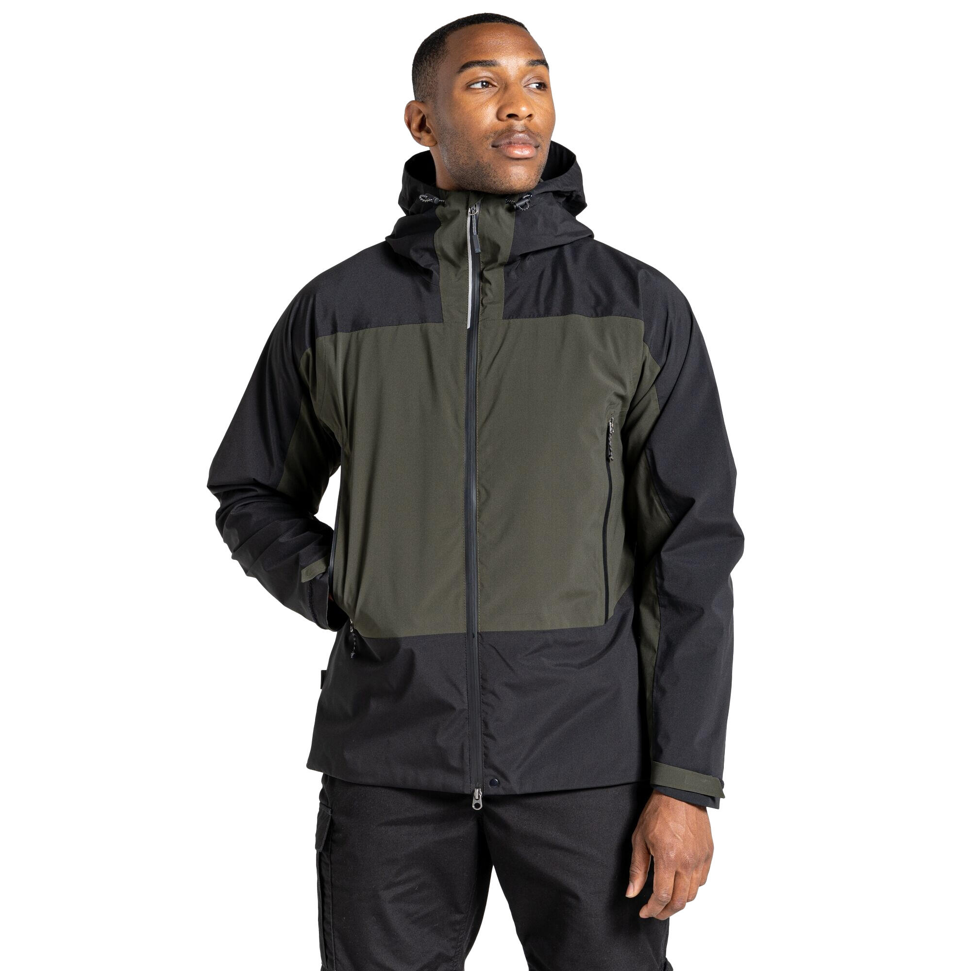 Veste De Sport EXPERT Homme (Vert Kaki / Noir) 3/4