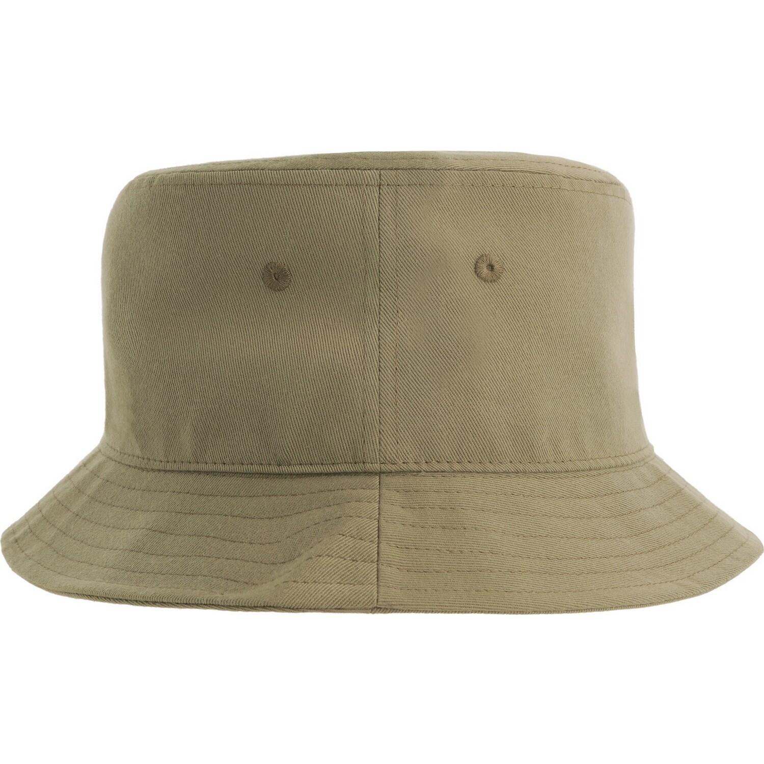 Unisex Adult Geo Recycled Polyester Bucket Hat (Khaki) 2/2