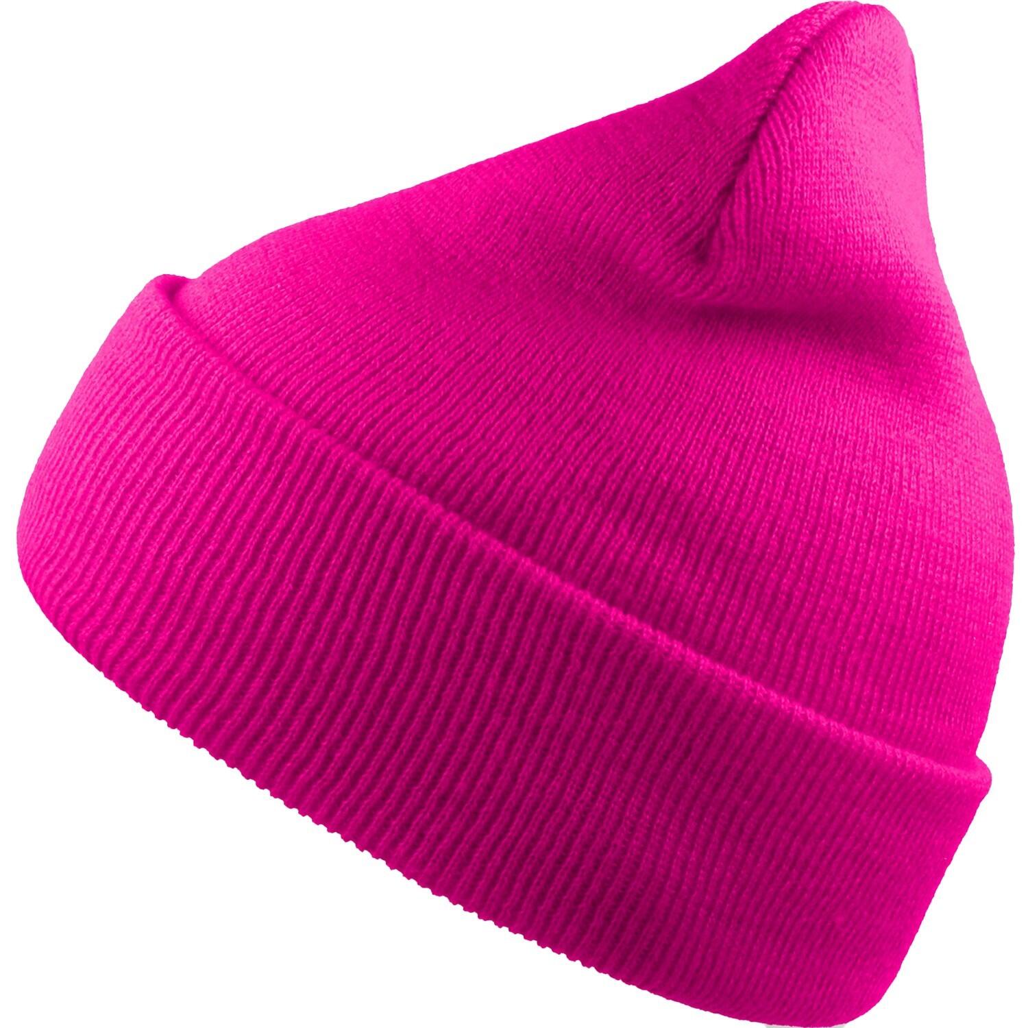ATLANTIS Unisex Adult Wind Recycled Cuffed Beanie (Fuchsia)