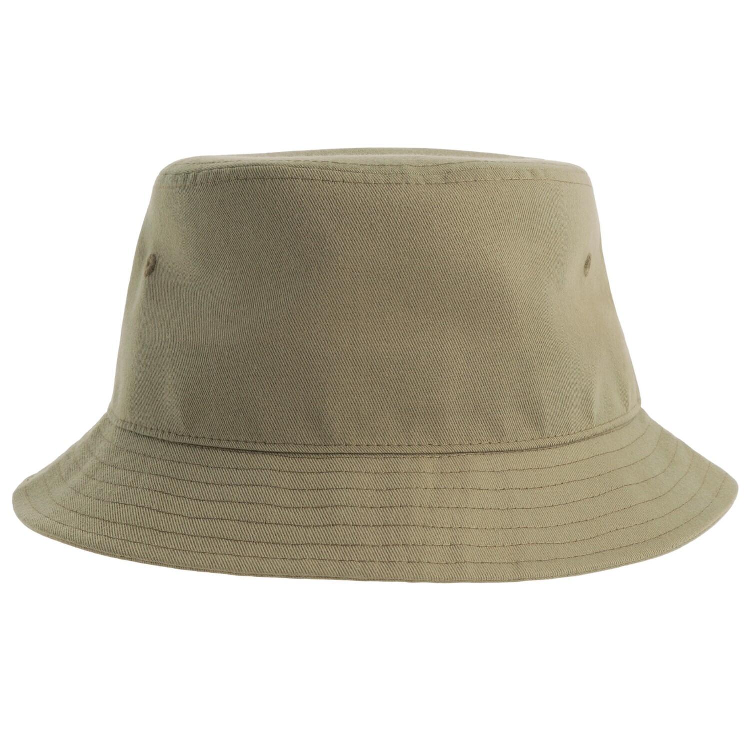 ATLANTIS Unisex Adult Geo Recycled Polyester Bucket Hat (Khaki)