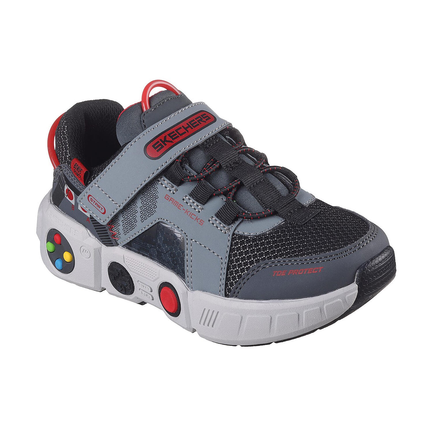 Scarpe da ginnastica GAME KICKS GAMETRONIX per bambini (grigio / multicolore)