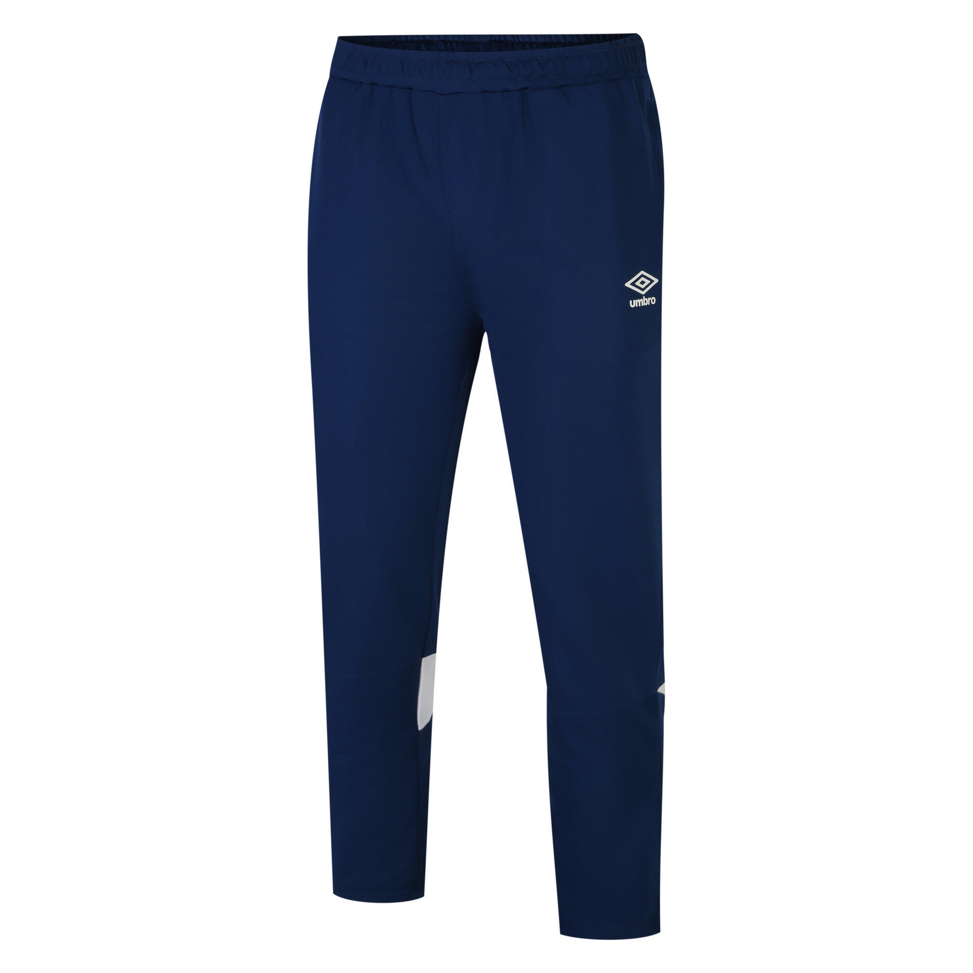 UMBRO Mens Total Training Knitted Jogging Bottoms (Navy/White)