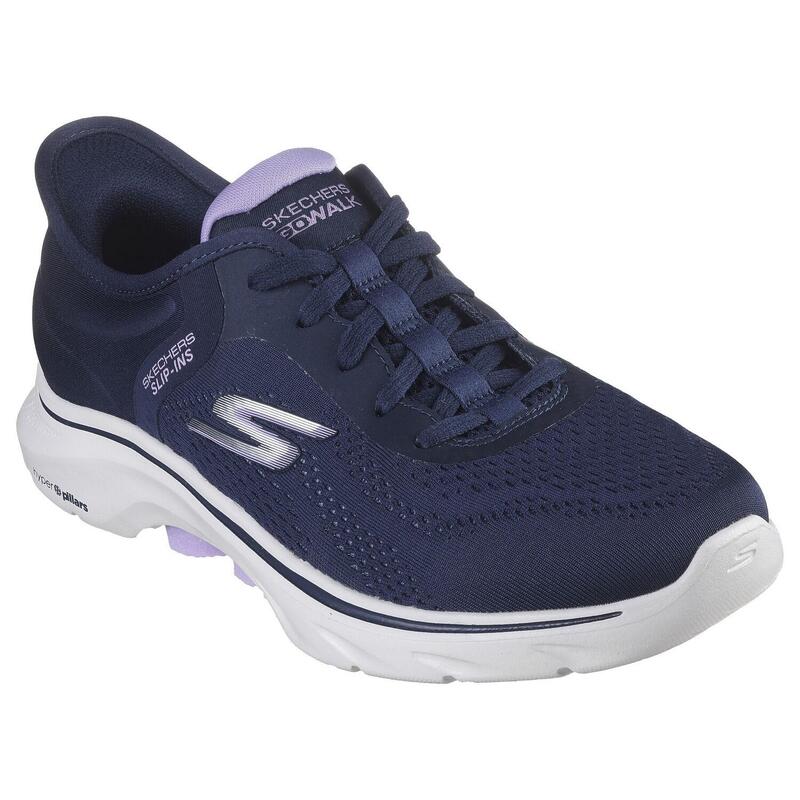 Sneaker "Go Walk 7Valin" Damen Marineblau/Lavendel