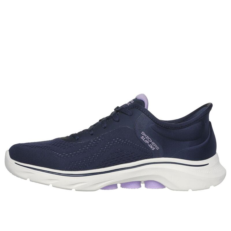 Sneaker "Go Walk 7Valin" Damen Marineblau/Lavendel