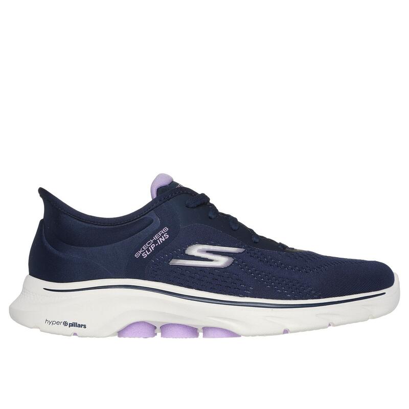 Sneaker "Go Walk 7Valin" Damen Marineblau/Lavendel