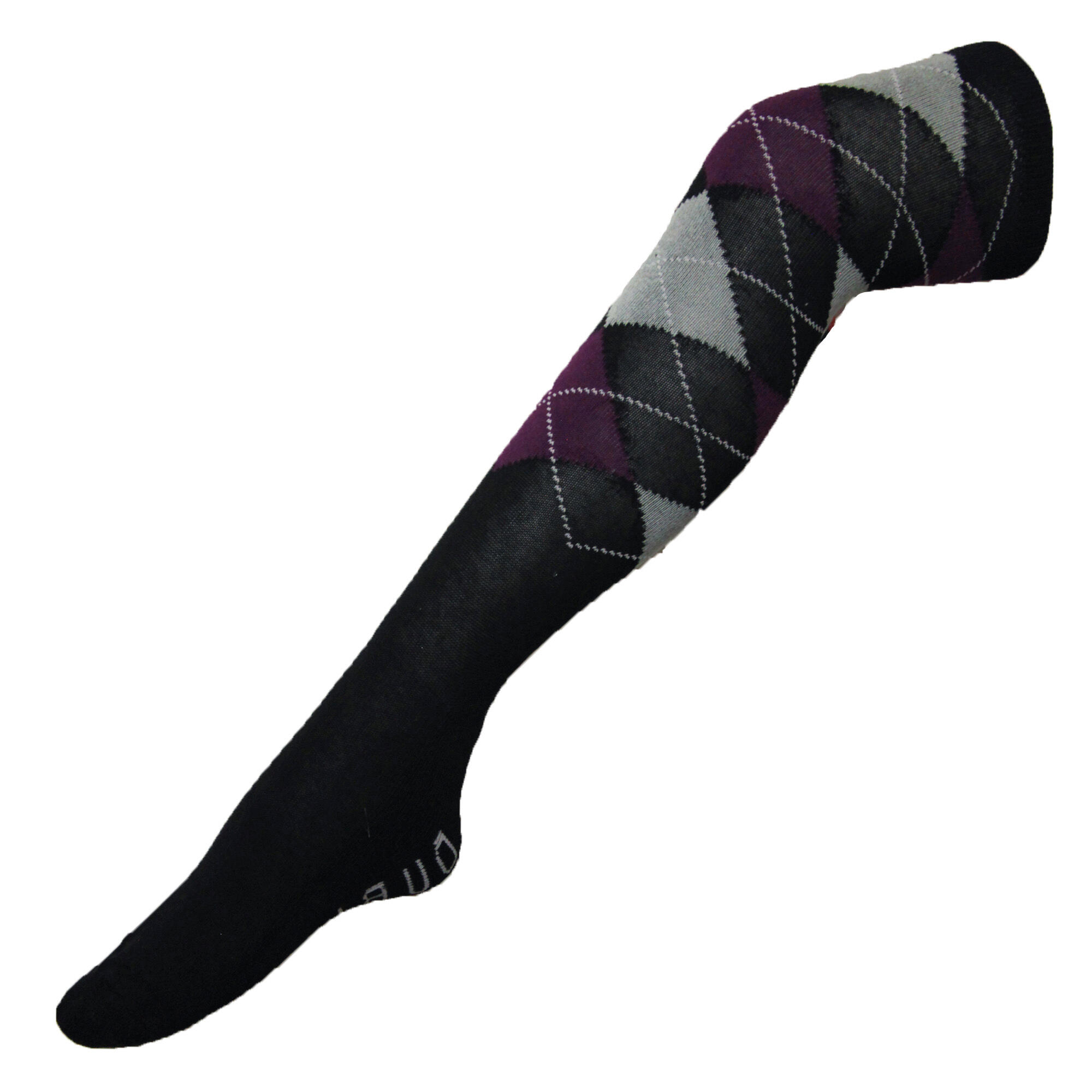 Unisex sock (purple/gray)