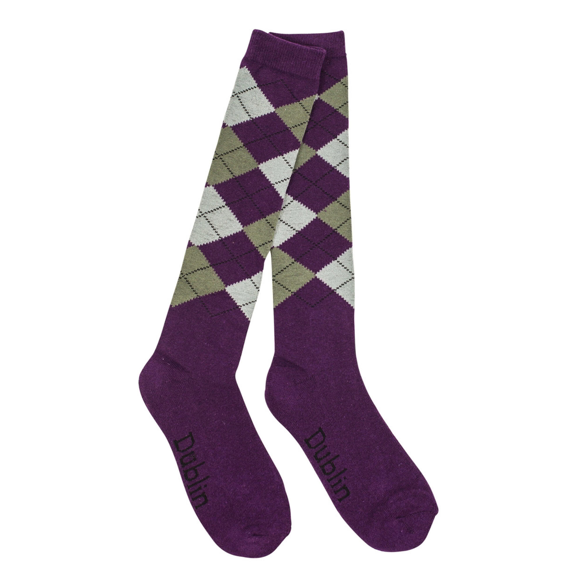 Unisex sock (purple/gray)