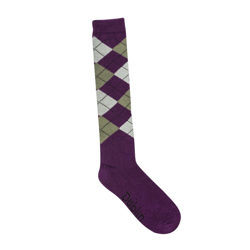 Chaussette Unisexe (Violet/ gris)