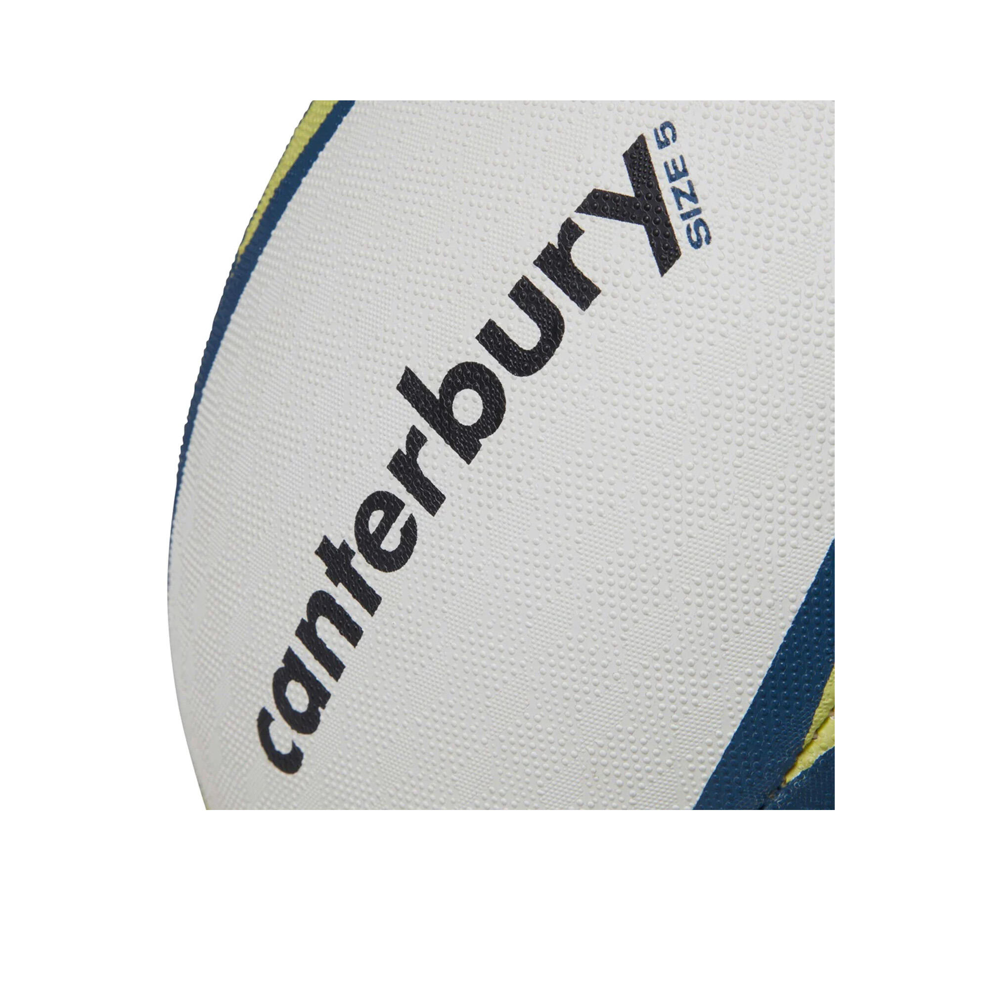 "Mentre" RugbyBall Damen und Herren Weiß/Limone 2/4