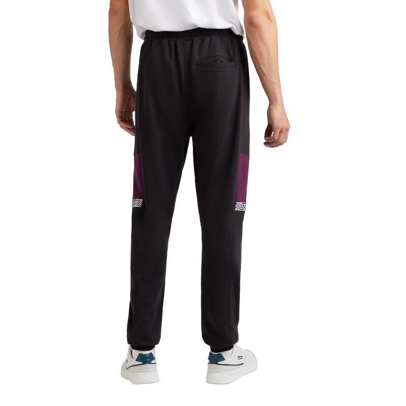 Pantalon de jogging SPORTS STYLE CLUB Homme (Noir / Violet foncé)