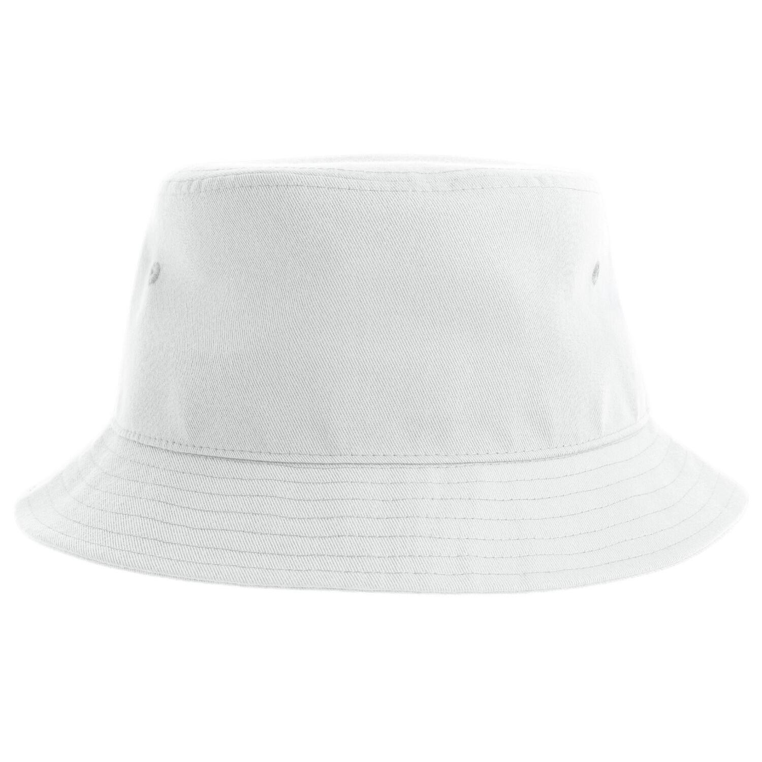 ATLANTIS Unisex Adult Geo Recycled Polyester Bucket Hat (White)
