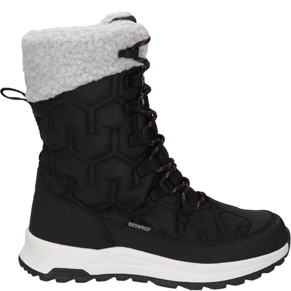 Womens/Ladies Sophia Walking Boots (Jet Black/Festival Fuchsia) 4/4