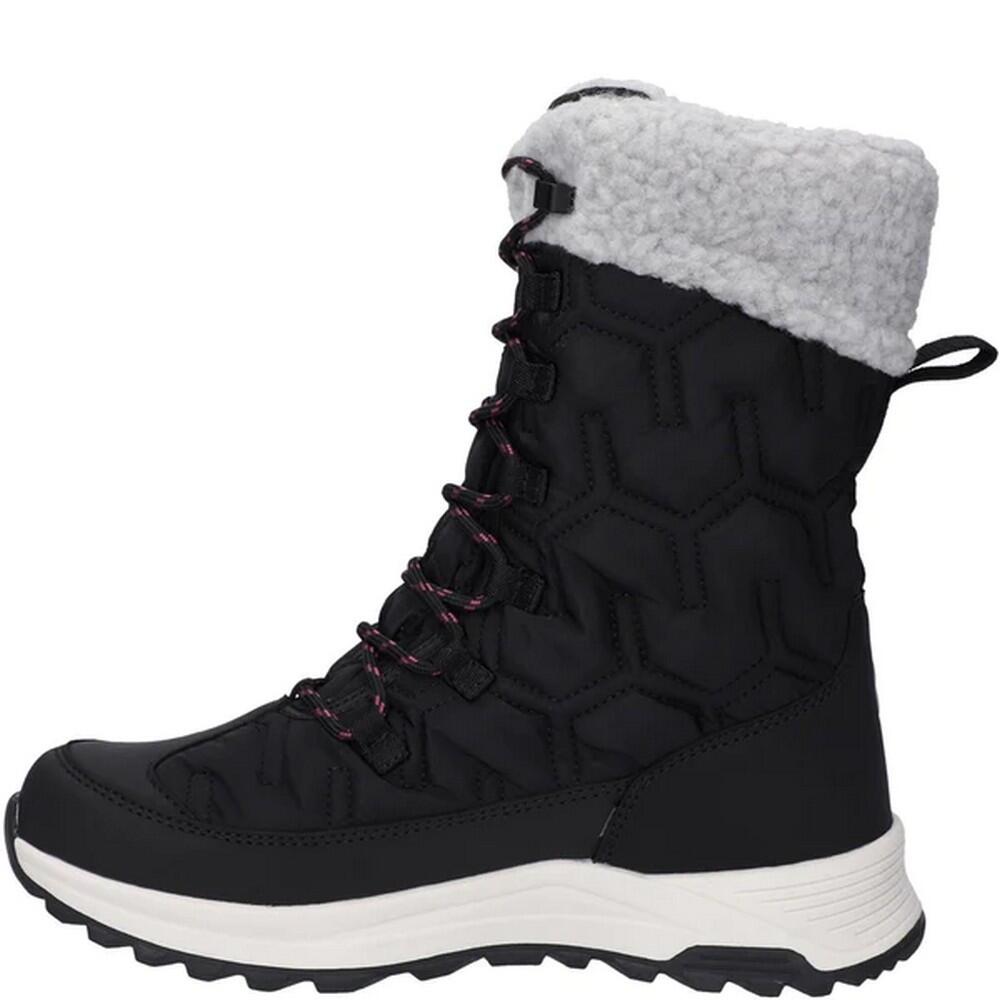 Womens/Ladies Sophia Walking Boots (Jet Black/Festival Fuchsia) 3/4