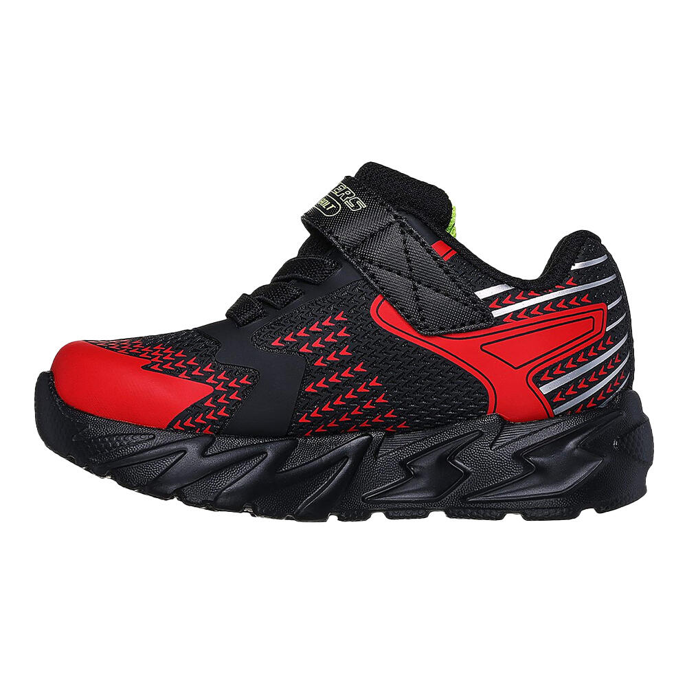 Scarpe da ginnastica S LIGHTS FLEXGLOW BOLT da bambino (nero / rosso)