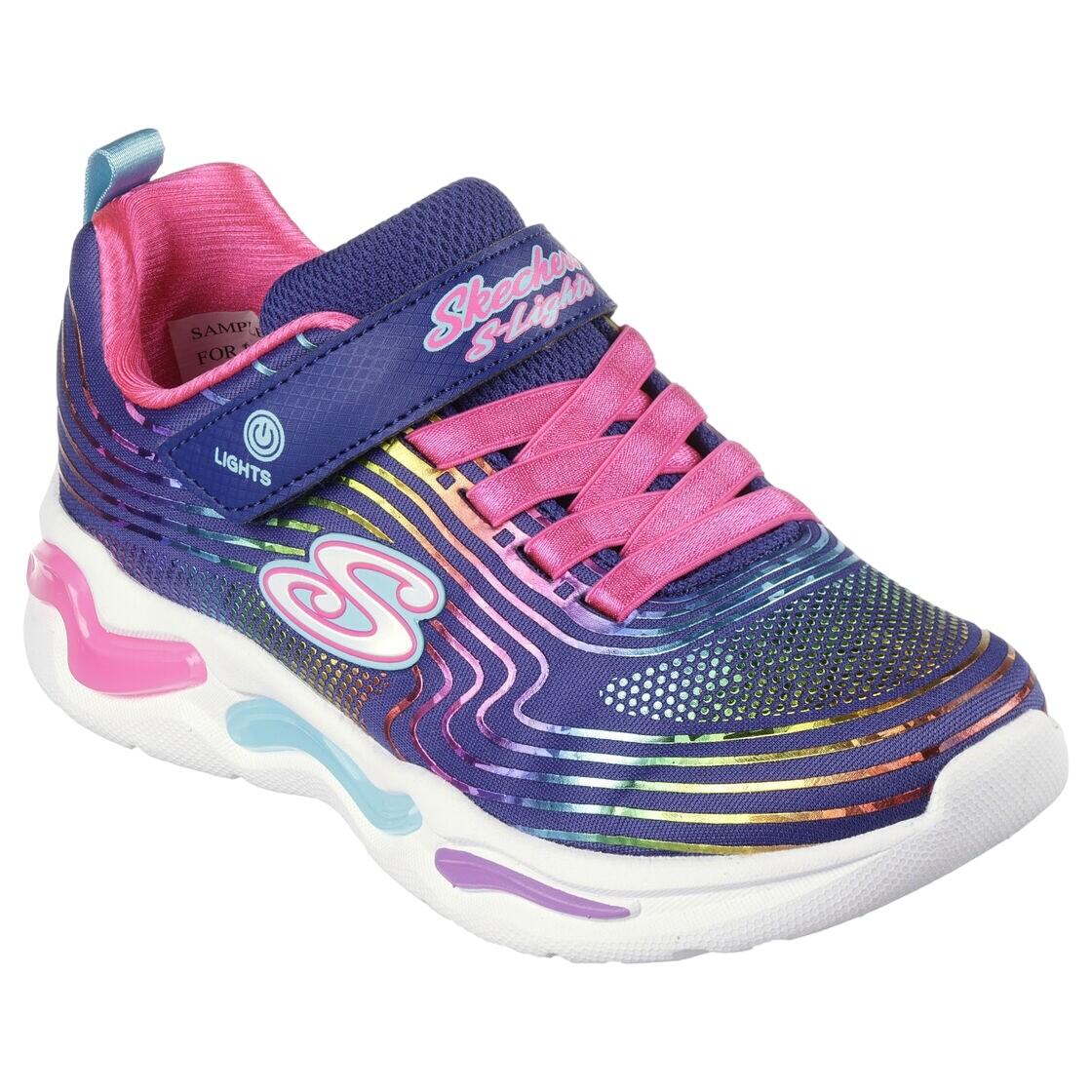 Scarpe da ginnastica S LIGHTS WAVY BEAMS da bambina (Marina)