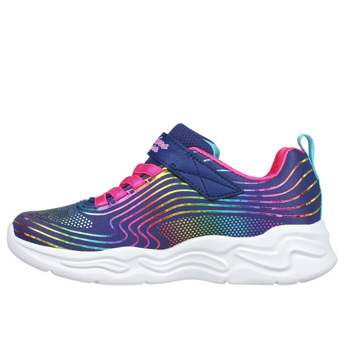 Scarpe da ginnastica S LIGHTS WAVY BEAMS da bambina (Marina)