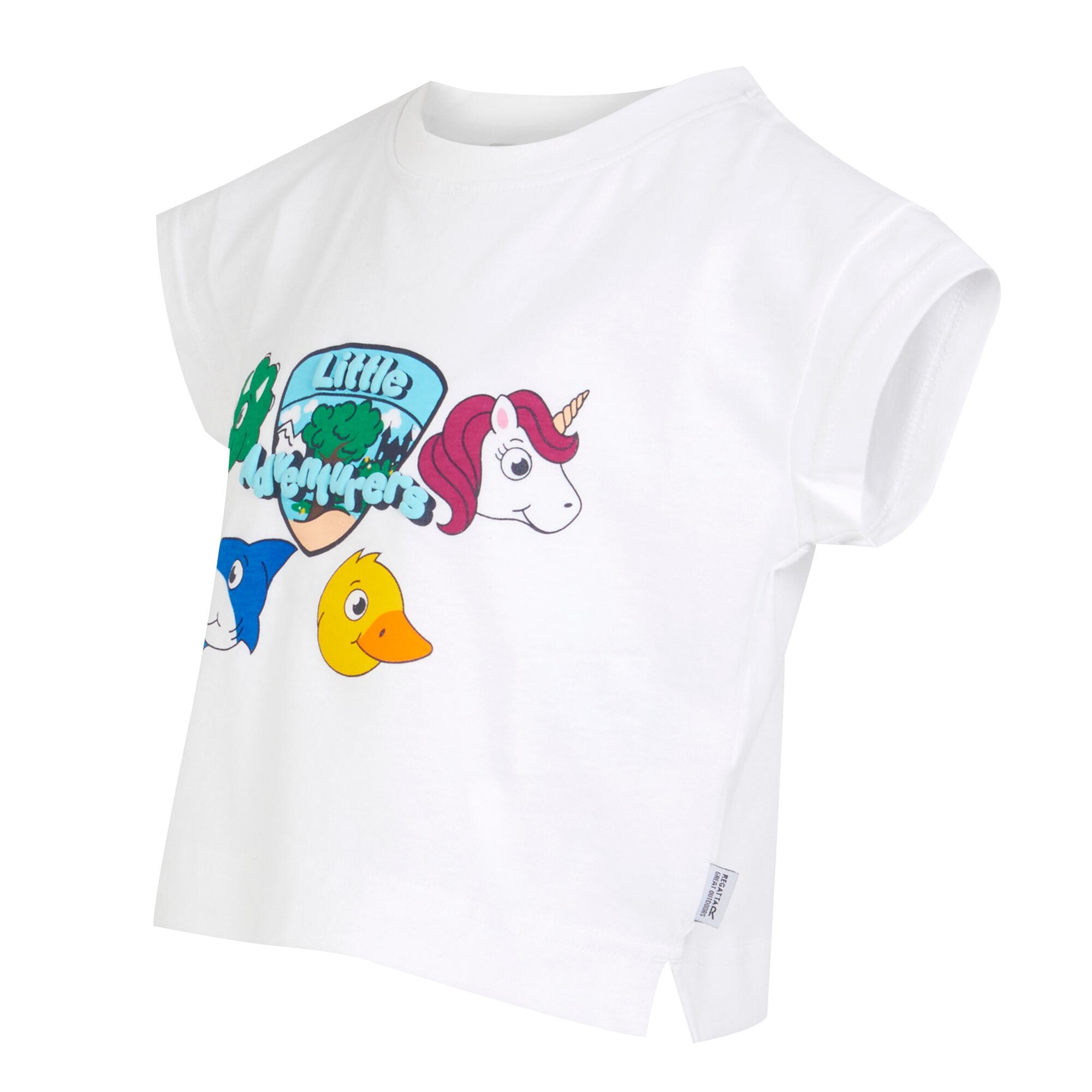 Tshirt bambino LITTLE ADVENTURERS (Bianco)