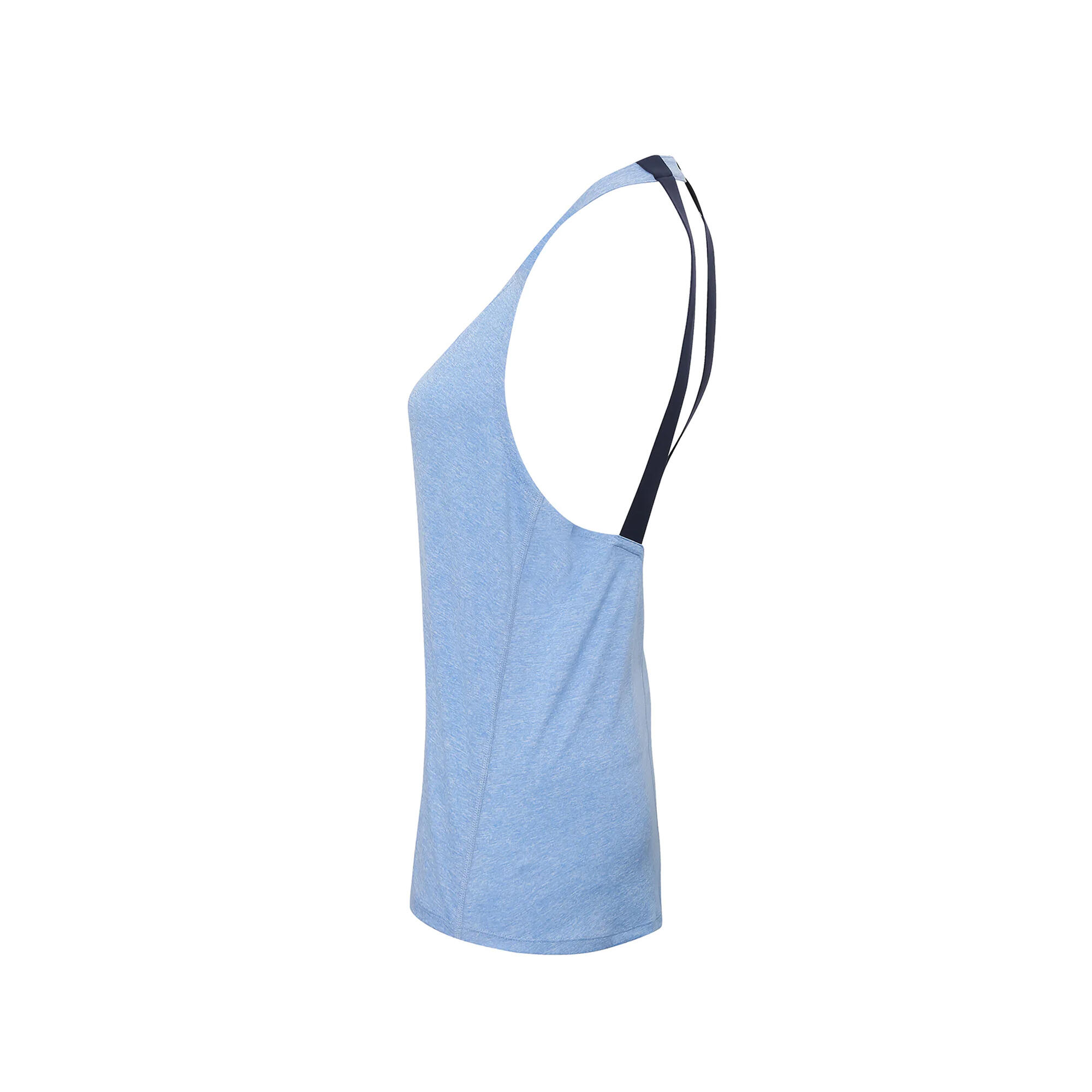 Tri Dri Débardeur Double Bretelles Femme (Bleu Chiné) 3/3