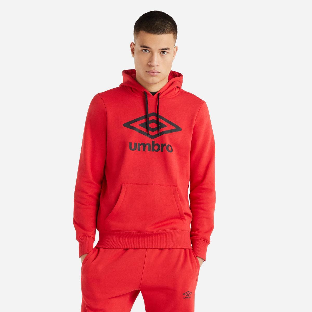 Mens Logo Hoodie (Vermillion) UMBRO | Decathlon