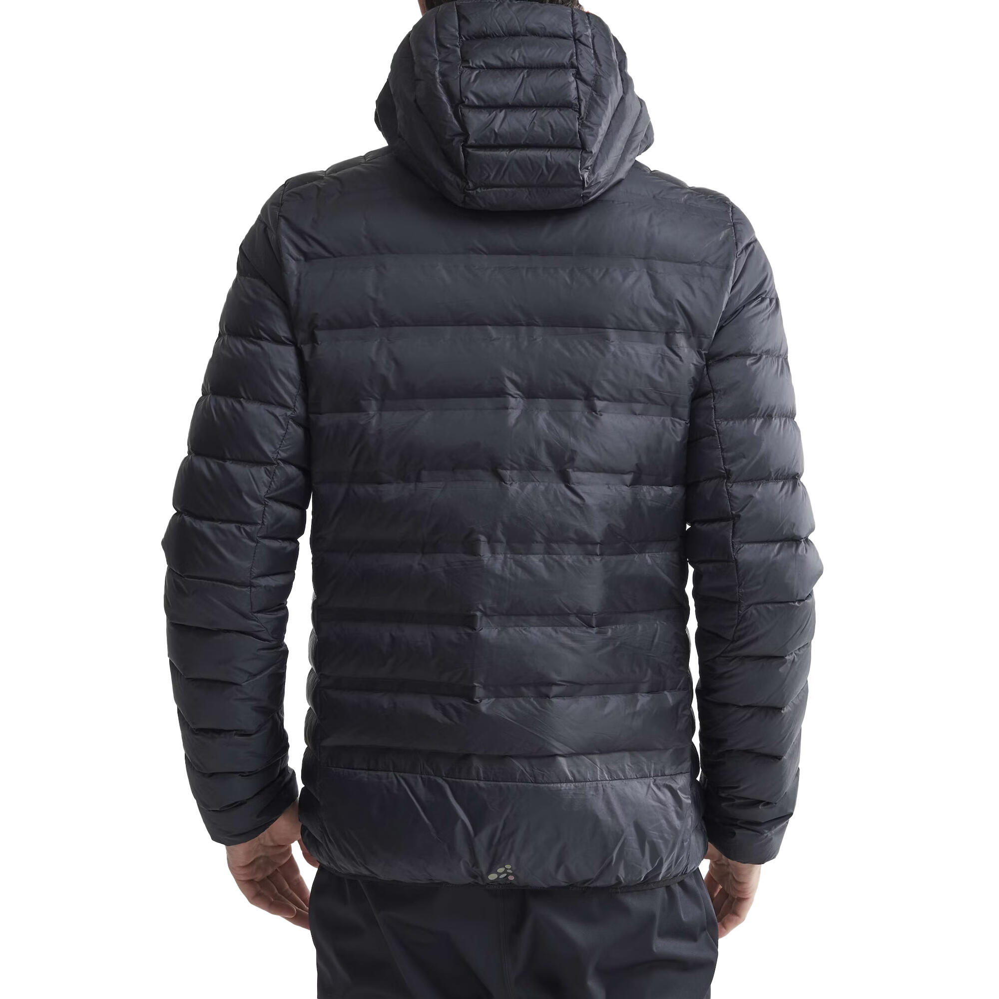 Mens Lightweight Down Jacket (Black) 2/3