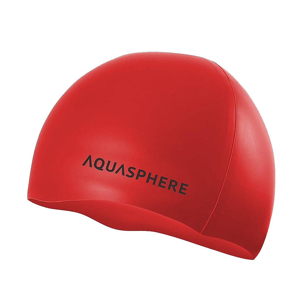 Adult swim cap (Red / Black)