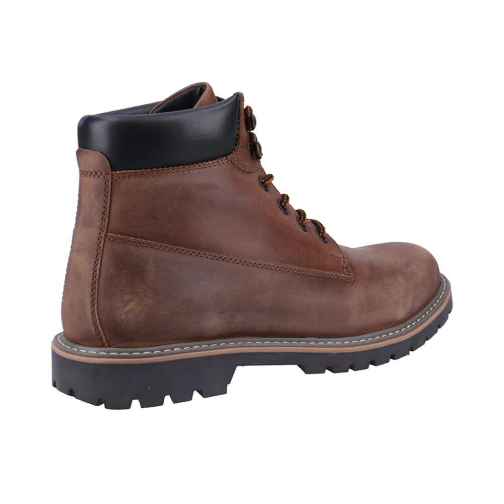 Mens Pitchcombe Leather Waterproof Ankle Boots (Brown) 2/5