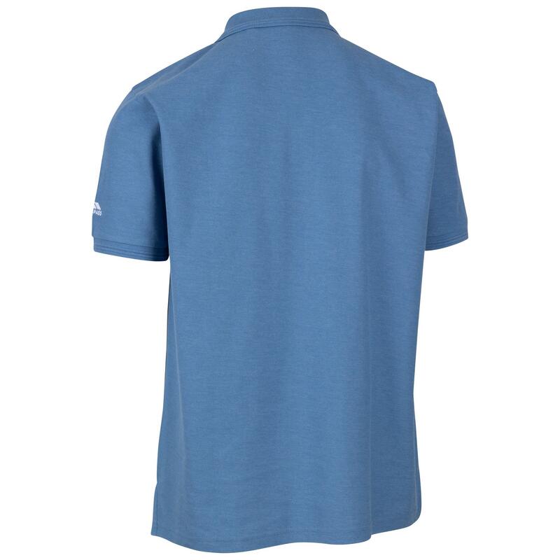"Brave" Poloshirt für Herren Jeansblau