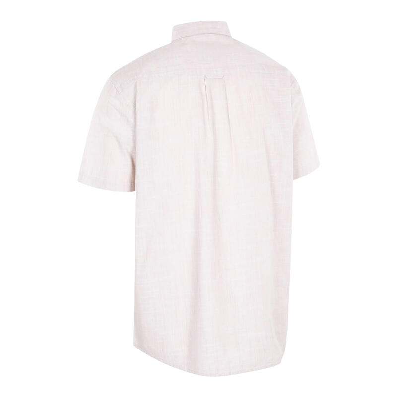 Camisa Basham de Tela para Hombre Oatmilk