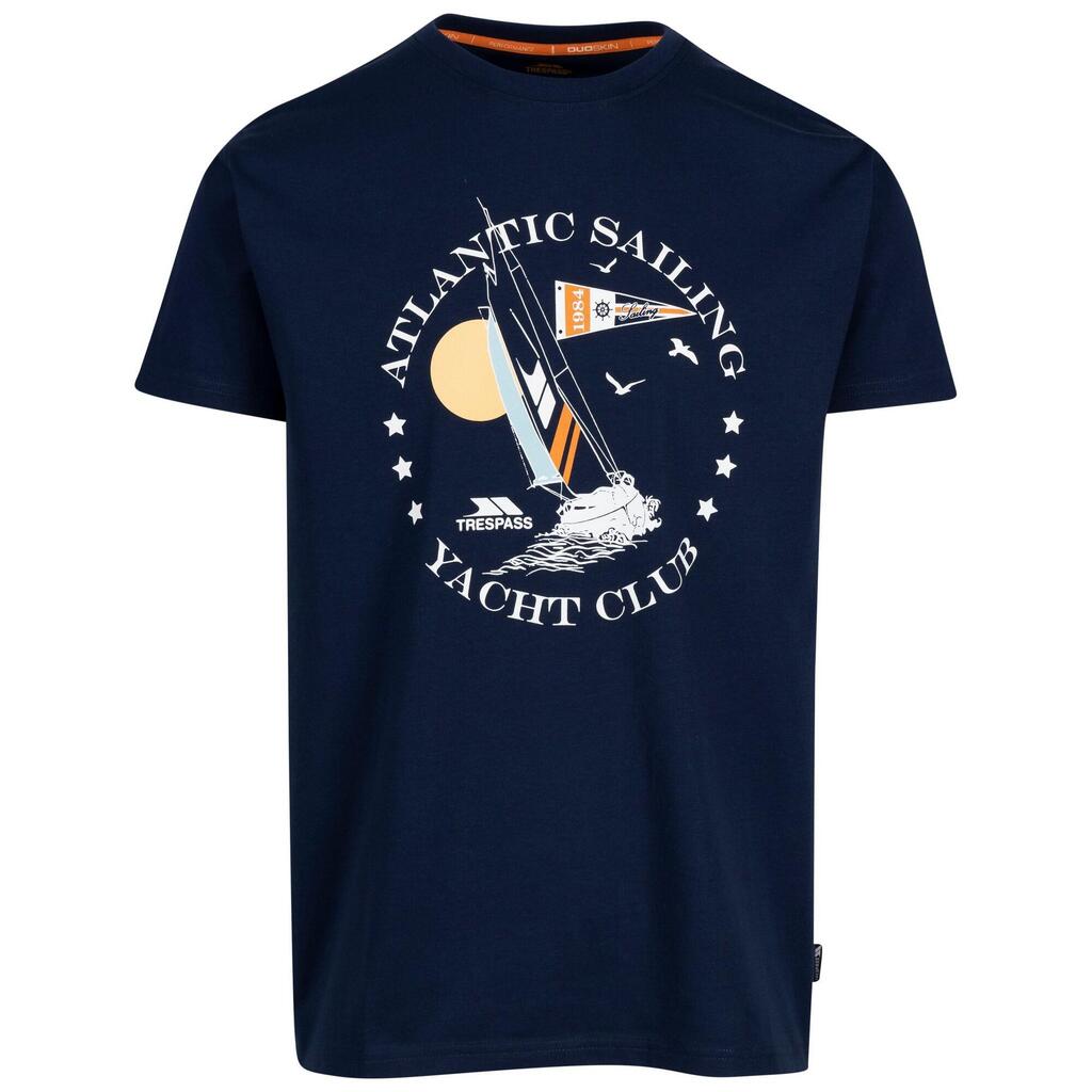 Mens Cedarf Printed TShirt (Navy)