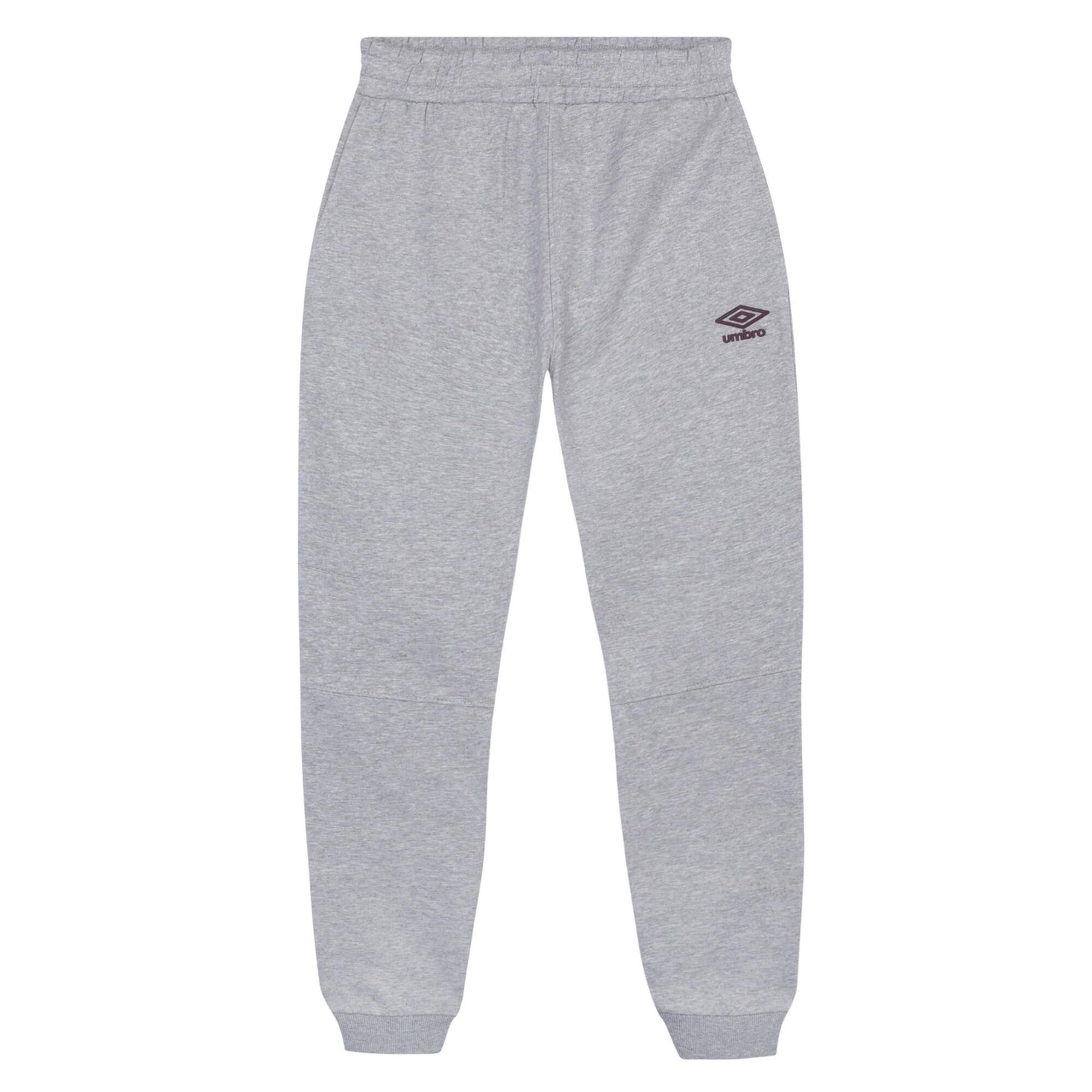 Men's CORE jogging pants (Heather grey / Dark purple)