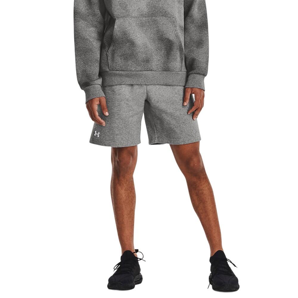 Mens Rival Fleece Shorts (Castle Rock/White) 3/3