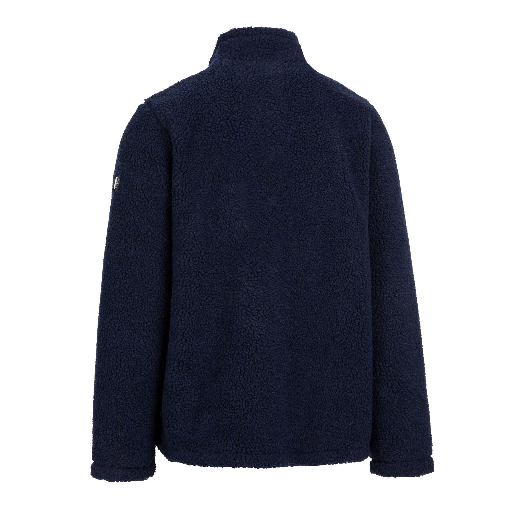 Giacca In Pile Uomo Trespass Buck Blu Navy 2/5