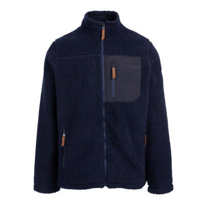 Heren buck fleece jas (marine)