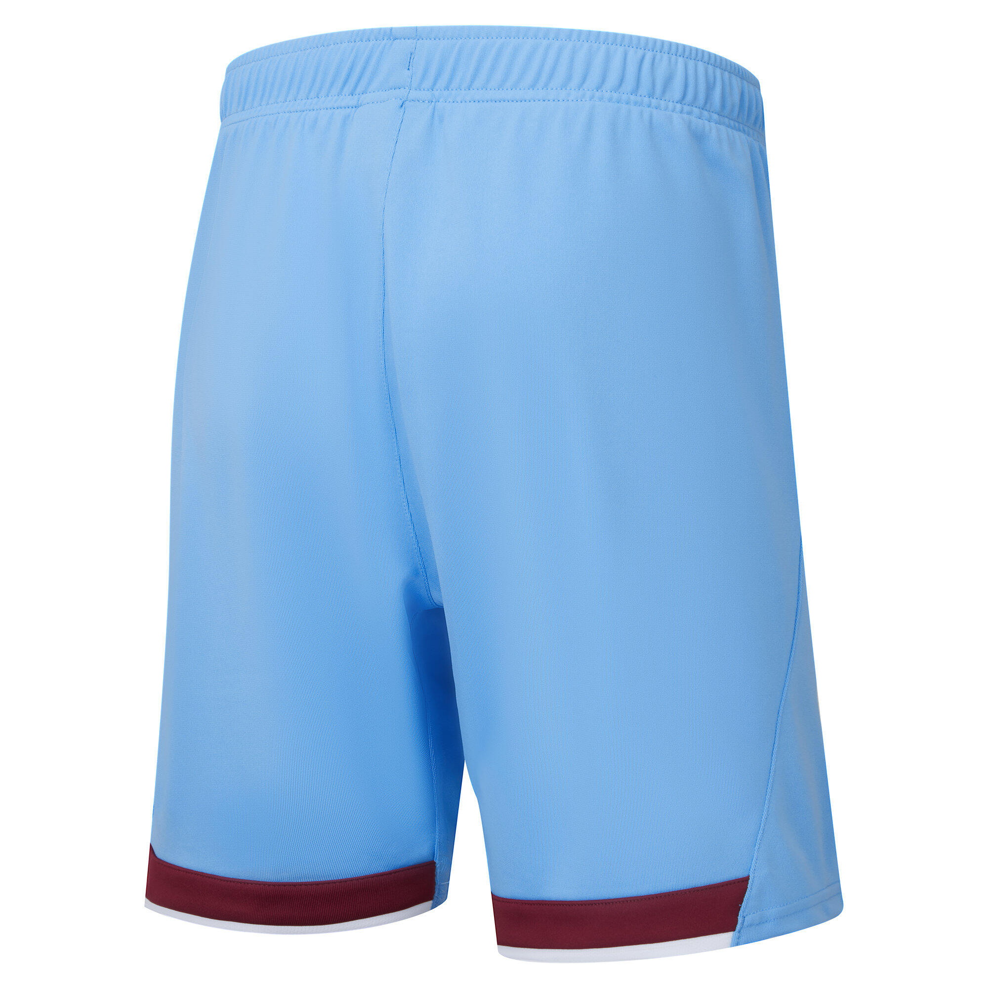 Short Domicile BURNLEY FC 23/24 Homme (Bleu Ciel / Bordeaux) 2/3