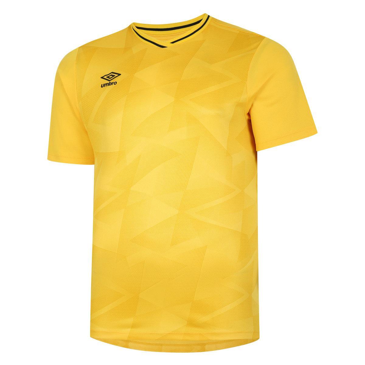 UMBRO Childrens/Kids Triassic ShortSleeved Jersey (Yellow/Empire Yellow)