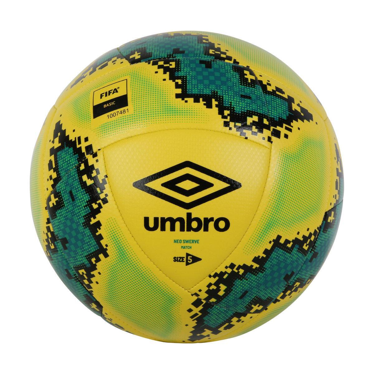 NEO SWERVE Soccer Ball (Yellow / Black / Green)