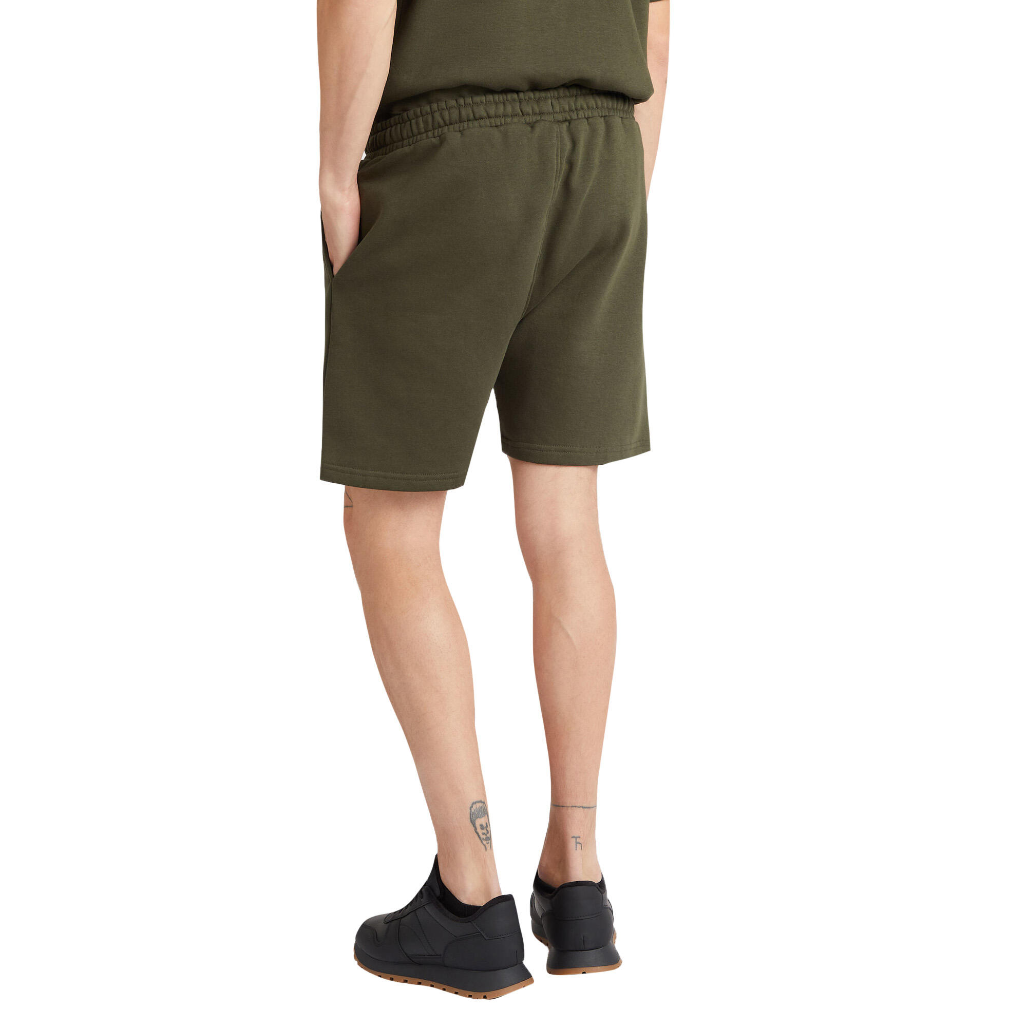 Mens Core Jog Shorts (Forest Night/Black) 2/4