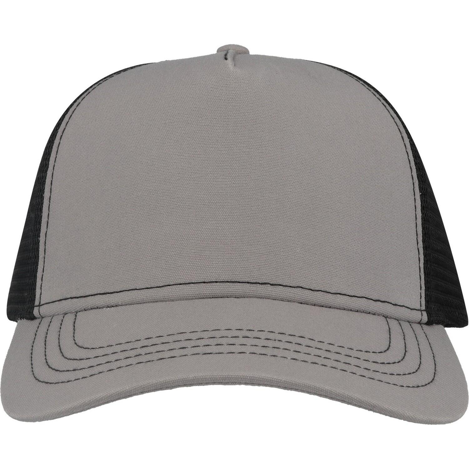 Cappello trucker RAPPER adulto (grigio/nero)