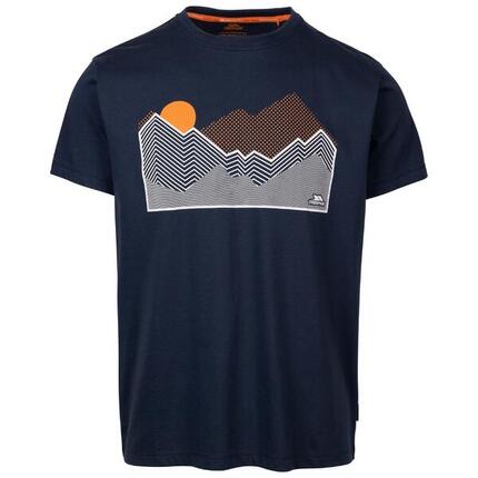 Heren Lisab Bedrukt TShirt (Marine)