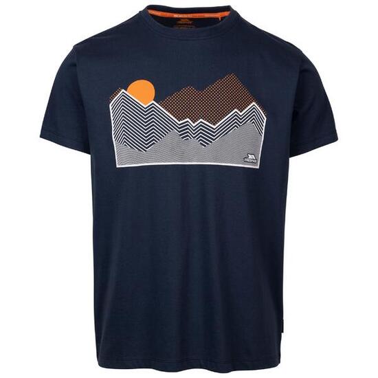 Heren Lisab Bedrukt TShirt (Marine)
