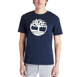 T-shirt Kennebec River Tree Blauw - A2C2R433