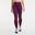 Legging 7/8 PRO Femme (Violet foncé / Mauve)