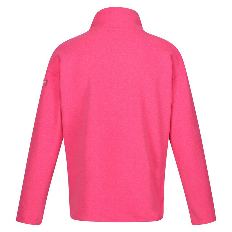 Dames Ashlynn gebreide fleece jas (Heet Roze)