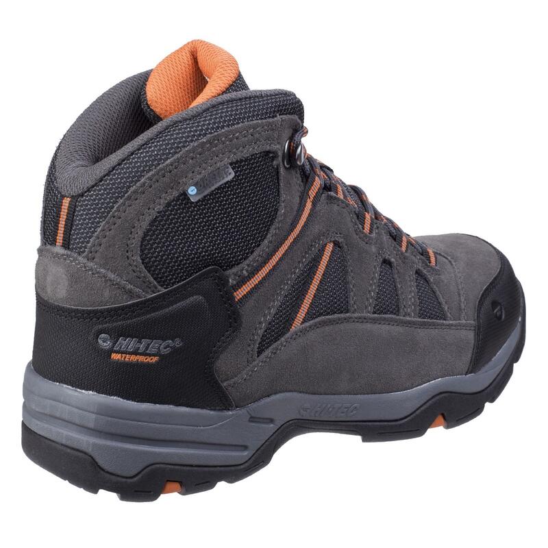 Hi Tec Chaussures montantes de randonnée BANDERA Homme (Gris charbon / Orange