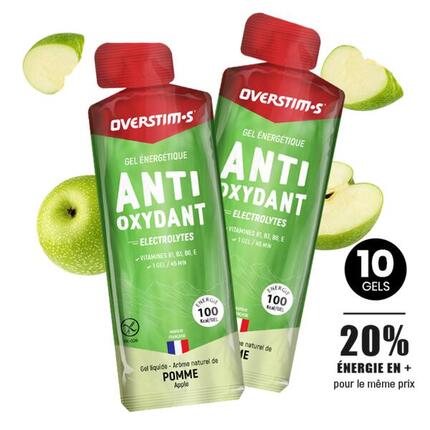 Gel énergétique Antioxydant - Fruits Rouges - 10x34g