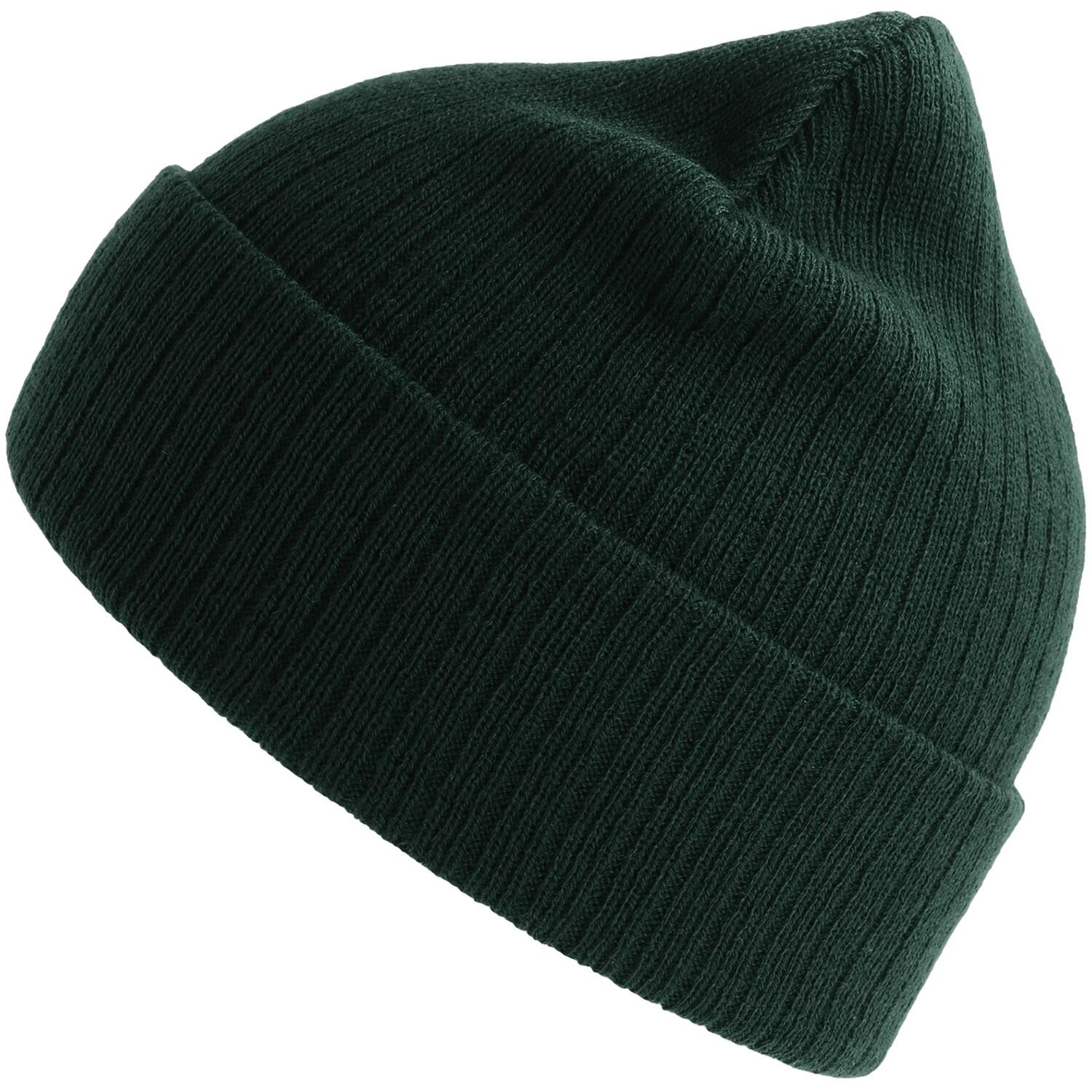 ATLANTIS Unisex Adult Rio Ribbed Recycled Beanie (Bottle Green)