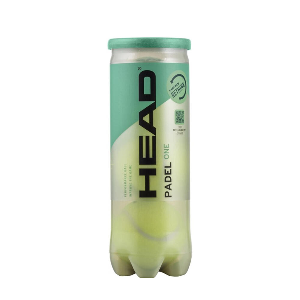 HEAD 2024 Paddle Ball (Pack of 3) (Yellow)