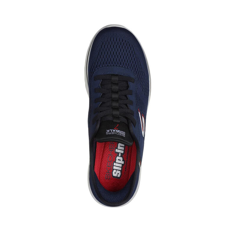 Sneaker "Go Walk 7 Free Hand" Herren Marineblau/Rot